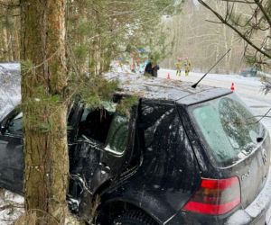 Wypadek na terenie gminy Adamów