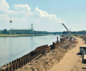 Prace na bulwarach idą pełną parą