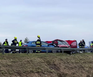 Śmiertelny wypadek w Mąkowarsku! Czarna seria na DK 25 [ZDJĘCIA]