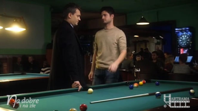 Na dobre i na złe odc. 548. Adam Krajewski (Grzegorz Daukszewicz), Andrzej Falkowicz (Michał Żebrowski)
