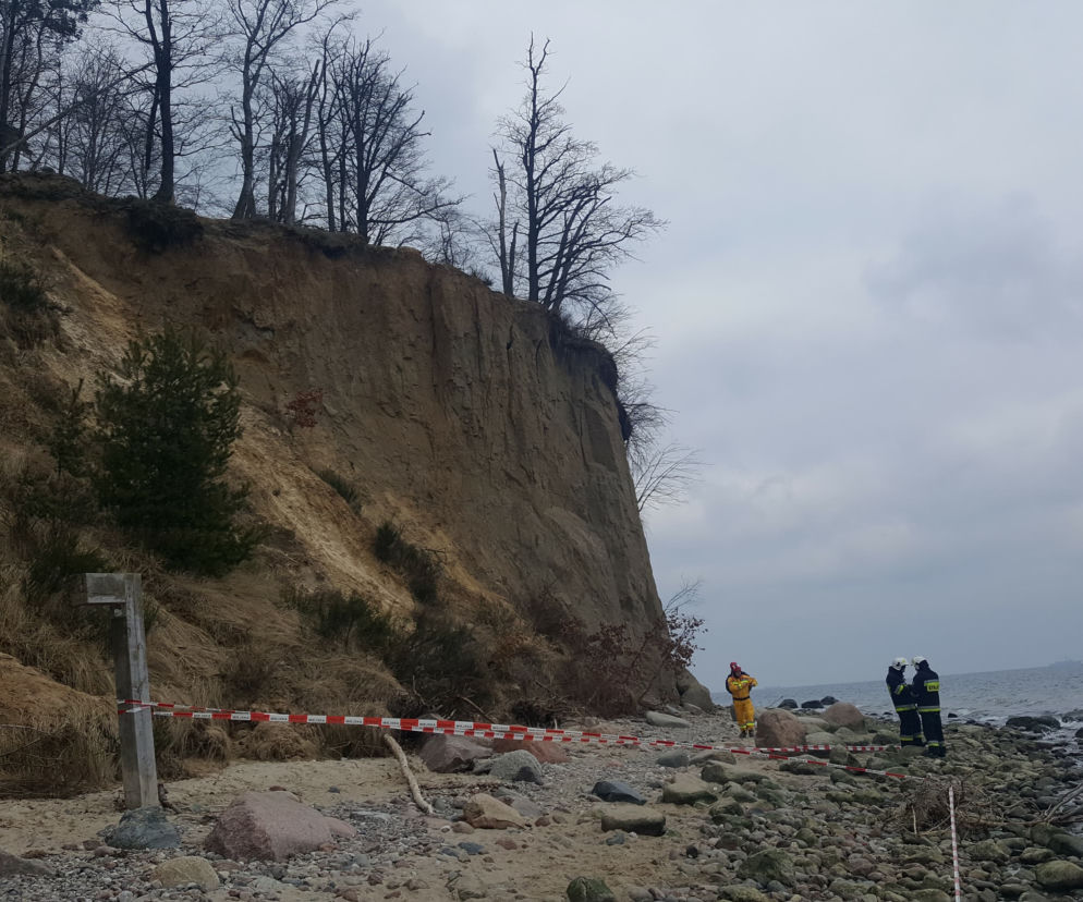 Osunięcie klifu w Orłowie w 2018 roku [ZDJĘCIA]
