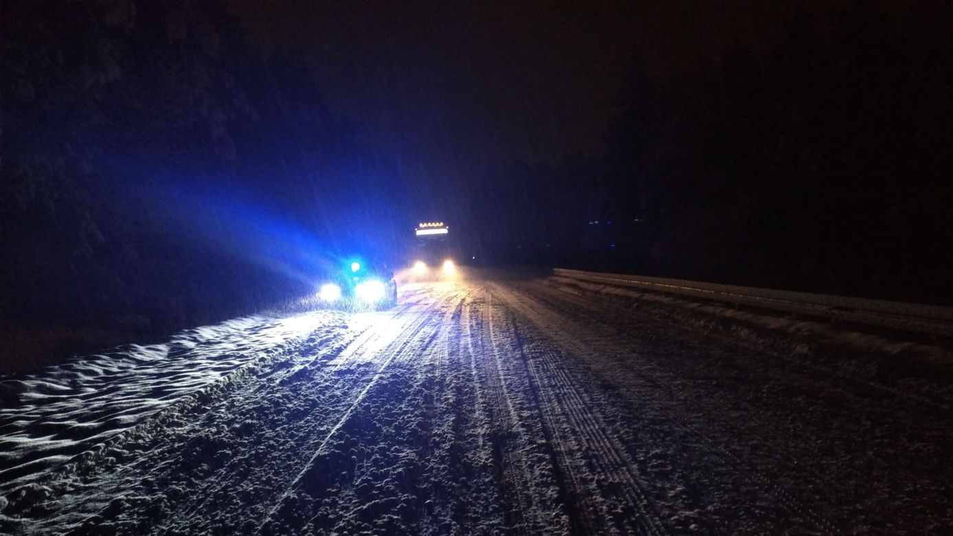 Atak zimy w woj. podlaskim [25.01.2021]