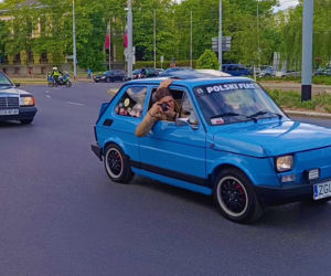 Parada zabytkowych pojazdów w Szczecinie