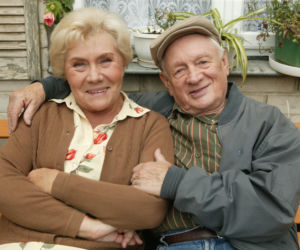 M jak miłość: Lucjan (Witold Pyrkosz), Barbara (Teresa Lipowska)