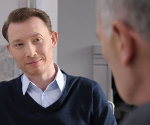 Pierwsza miłość. Igor Kaczmarczyk (Rafał Mohr), Karol Weksler (Karol Strasburger)
