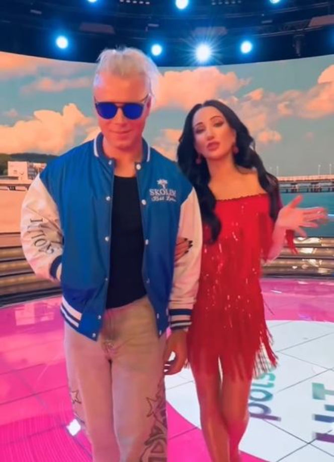 Skolim skradł buziaka Steczkowskiej