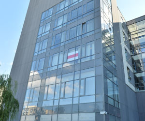 Flaga Białorusi na Ursynowie