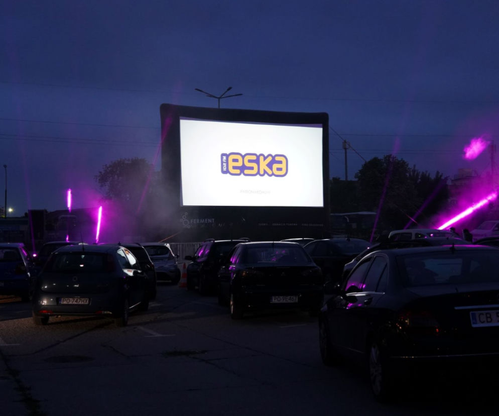 Samochodowe kino Ferment w Poznaniu 