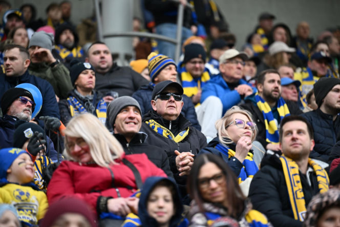 Arka Gdynia - Widzew Łódź: Zdjęcia kibiców i zawodników z meczu 25. kolejki PKO BP Ekstraklasy