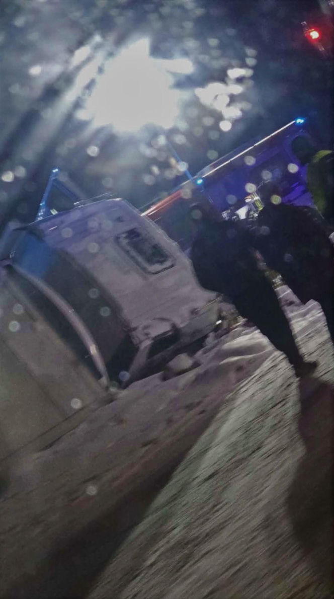 Wypadek na DK-2 w Chromnej