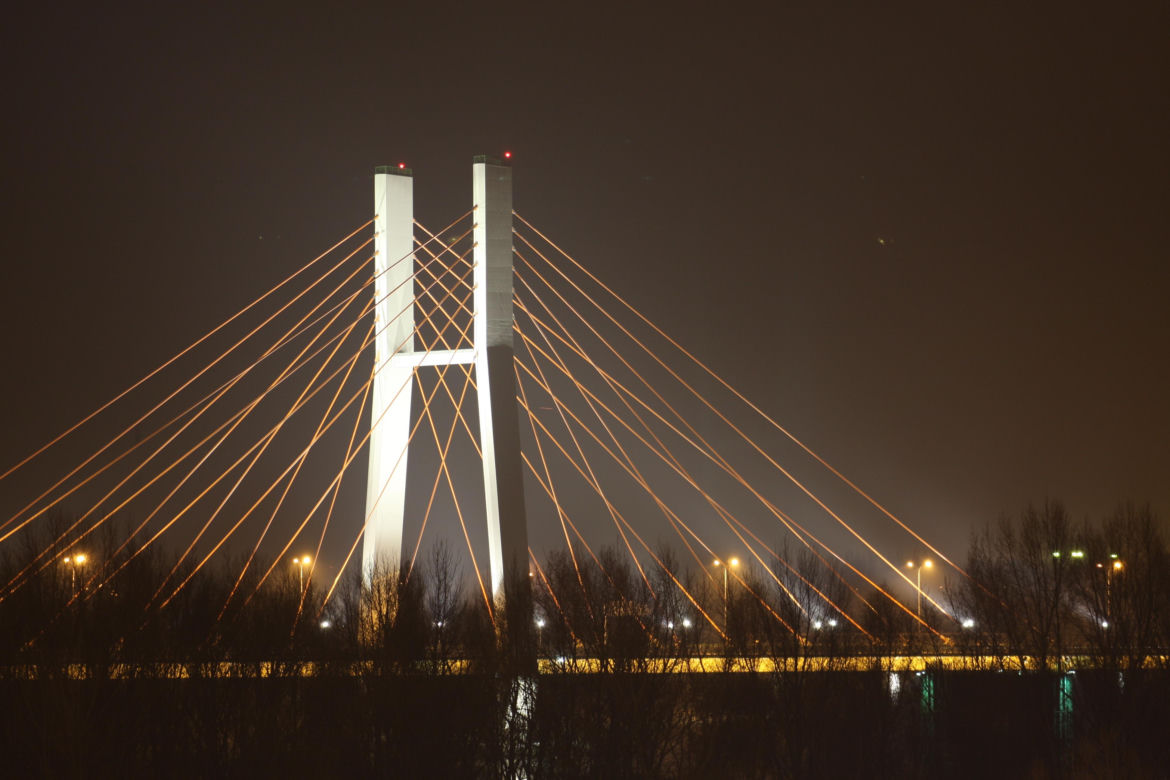 Most Siekierkowski - jeden z 3 nowych mostów otwartych w tym ćwierćwieczu