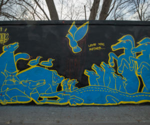 Wojna na Ukrainie. Niezwykłe murale w Warszawie
