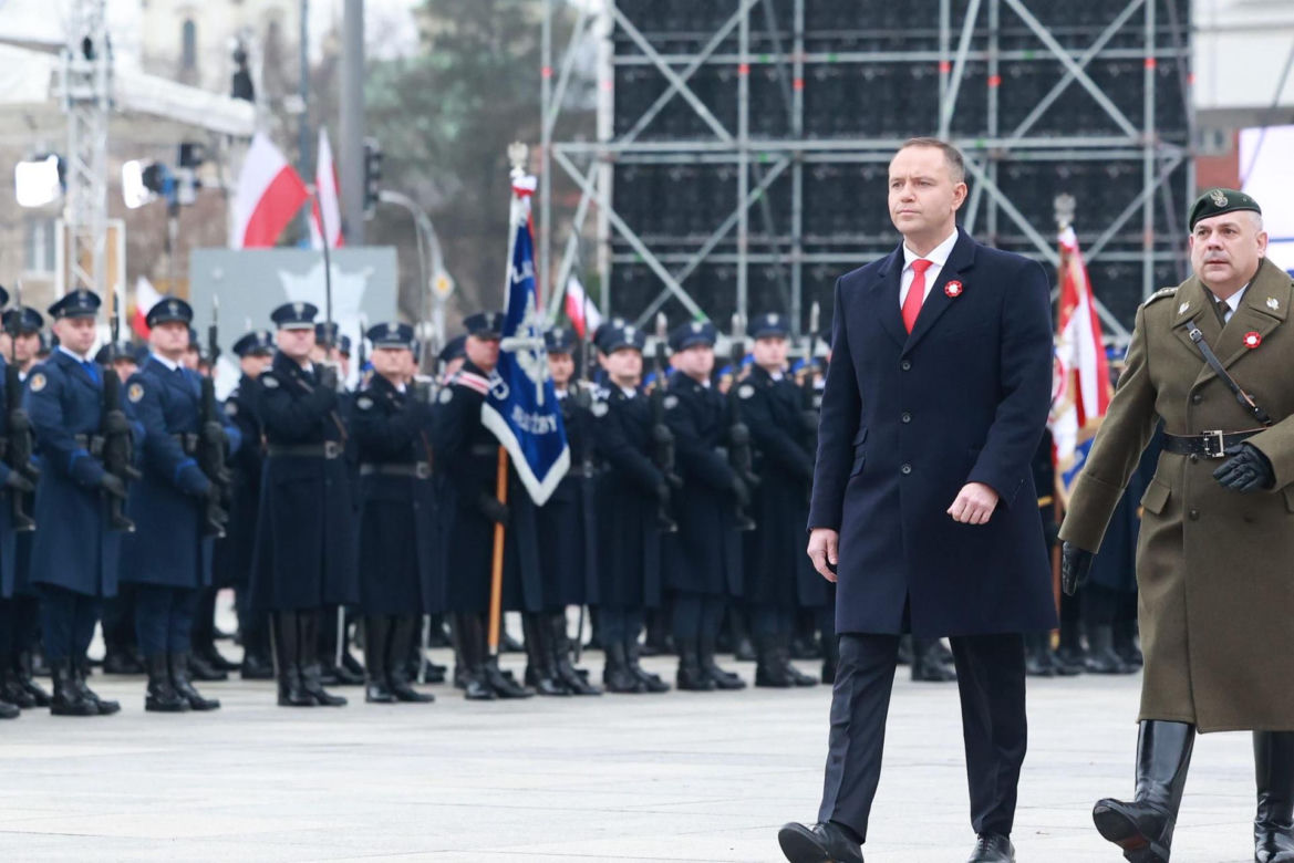 Święto Niepodległości. Karol Nawrocki na placu Piłsudskiego