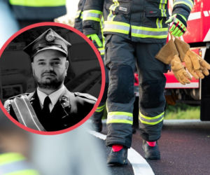 W tragicznym wypadku zginął strażak. Żegnają go przyjaciele