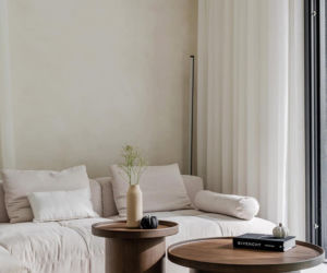 Wnętrze inspirowane Kolorem Roku Pantone 2026 Cloud Dancer