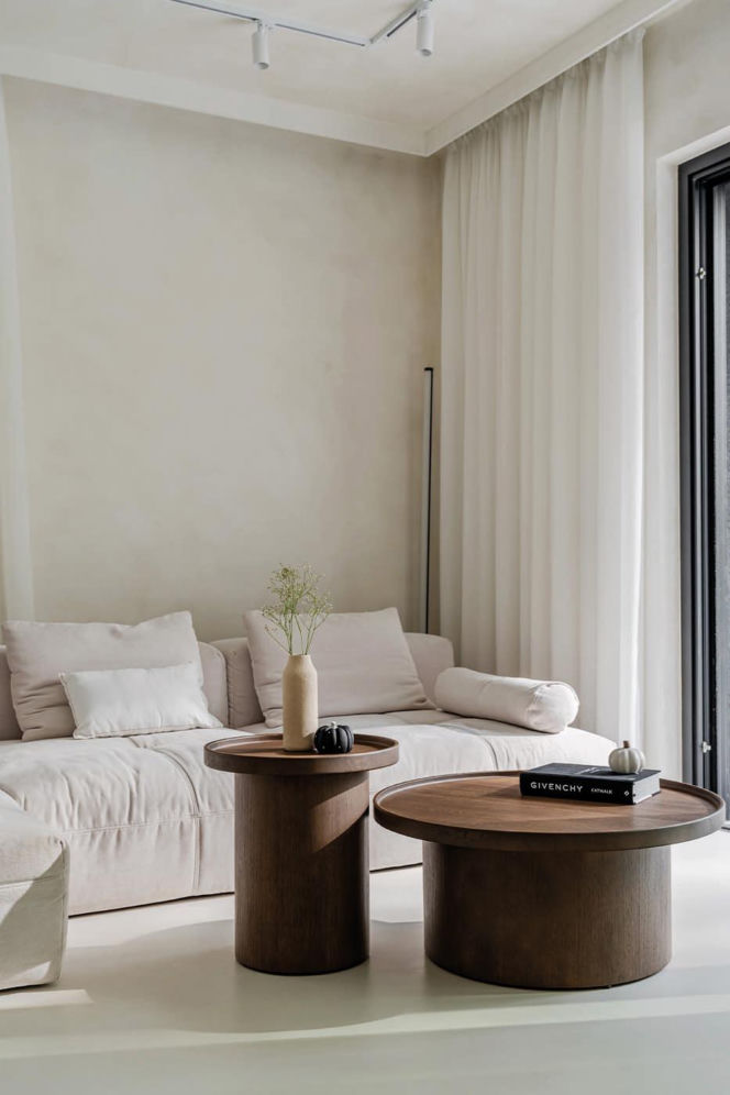 Wnętrze inspirowane Kolorem Roku Pantone 2026 Cloud Dancer