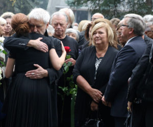 Pogrzeb Janusza Głowackiego na warszawskich Powązkach