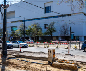 Budowa przejścia dla pieszych przez ul. Marszałkowską w Warszawie na wysokości ul. Sienkiewicza