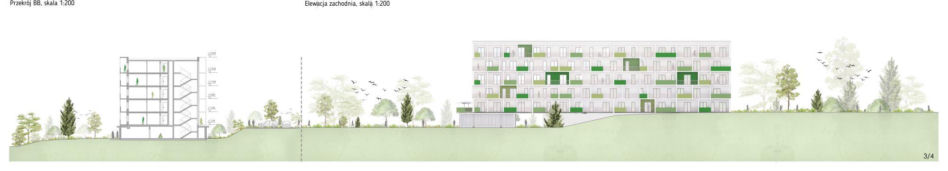 Osiedle TBS w Bielsku-Białej według UrbanGEOS 