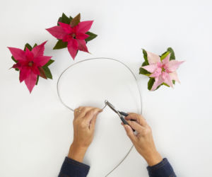 Gwiazda betlejemska – świąteczna zawieszka DIY