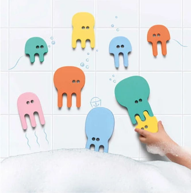 Quut: piankowe puzzle kąpielowe Quutopia Meduzy