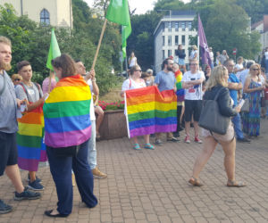 Bydgoszcz solidarna z Białymstokiem. - Każdy ma prawo do miłości i szacunku! [ZDJĘCIA] 