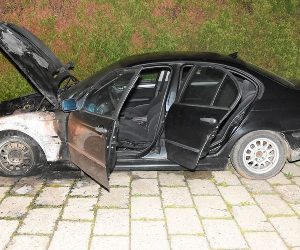 Zamojski piroman odpowie za pożar BMW