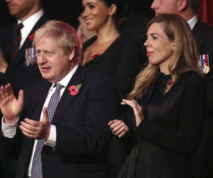 Boris Johnson i jego dziewczyna
