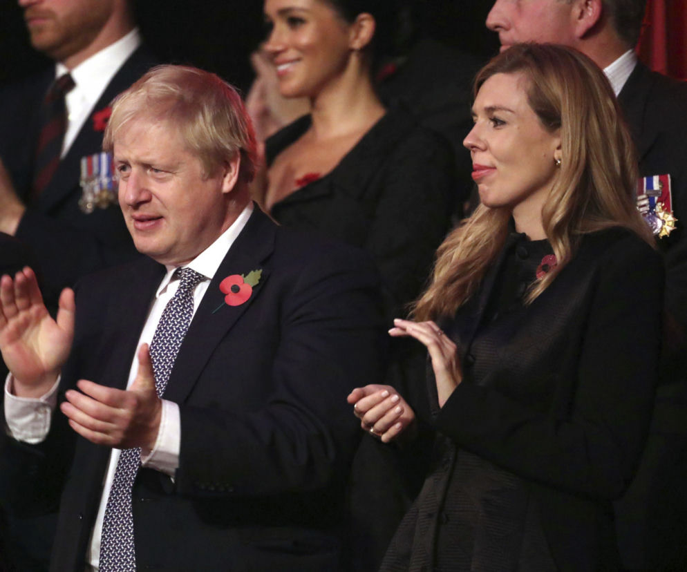 Boris Johnson i jego dziewczyna