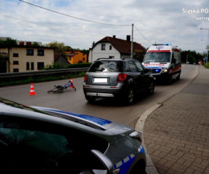 Koszmarny wypadek rowerzysty w Jastrzębiu-Zdroju [ZDJĘCIA]