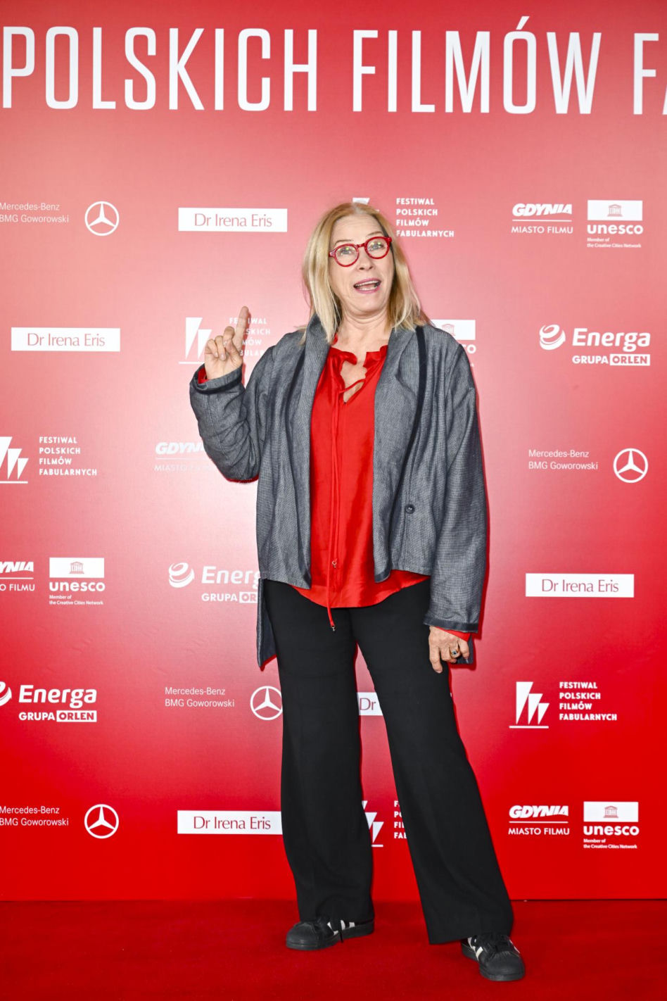 Gwiazdy podczas gali kończącej festiwal w Gdyni, wrzesień 2025 r.