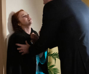 Na Wspólnej, odcinek 3284: Mikołaj (Krzysztof Wieszczek), Kama (Angelika Kujawiak)