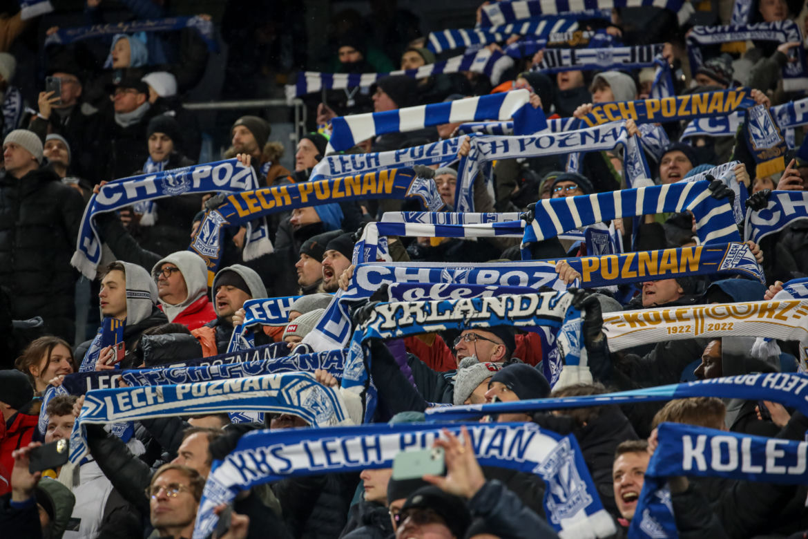 Tak bawili się kibice na meczu Lech Poznań - Djurgardens