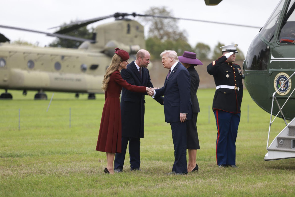 Donald Trump przybył do Wielkiej Brytanii