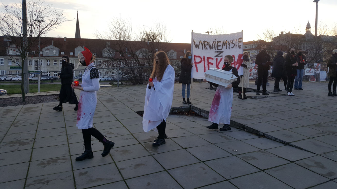 Strajk miesiąc Szczecin