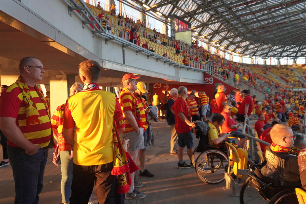 Jagiellonia-Poniewież. Liga Mistrzów i Eska Summer City na Stadionie Miejskim w Białymstoku