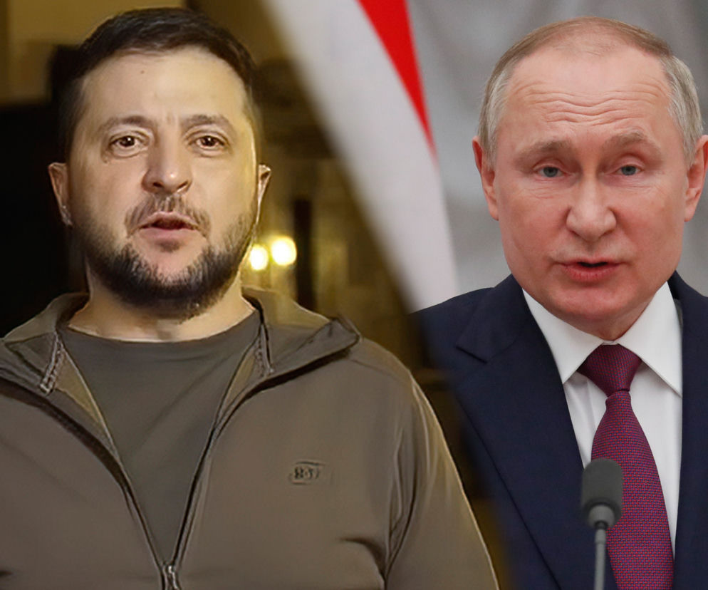 Zeleński, Putin