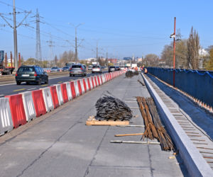 Przebudowa Estakady Pomorskiej - kwiecień 2021
