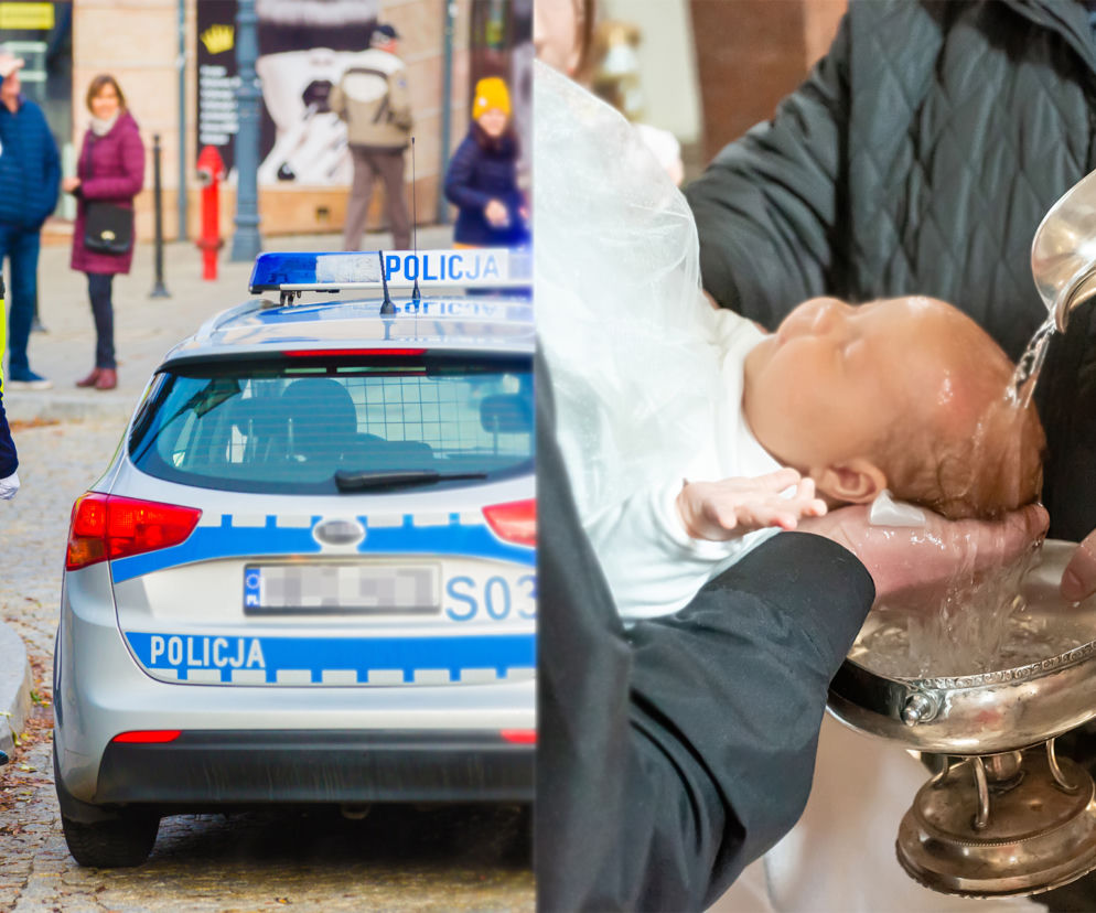 Zorganizowali w restauracji CHRZCINY! Policja WTARGNĘŁA do lokalu