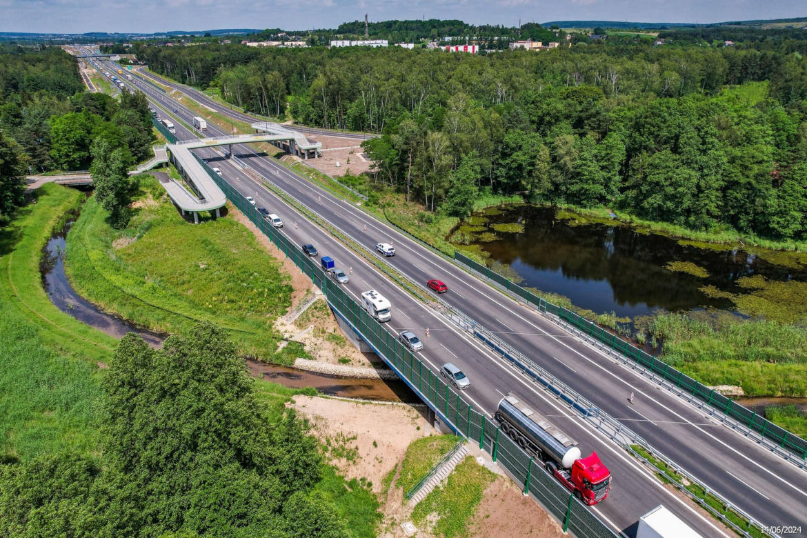 Tak wygląda zagłębiowska część nowej, ekspresowej S1 - czerwiec 2024