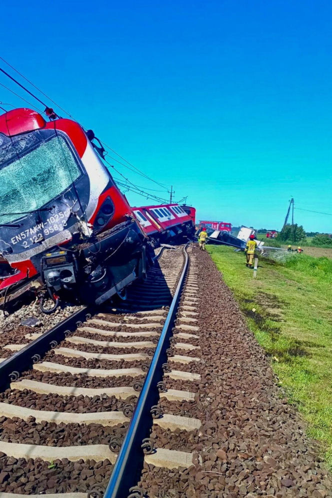 Katastrofa kolejowa w Wielkopolsce