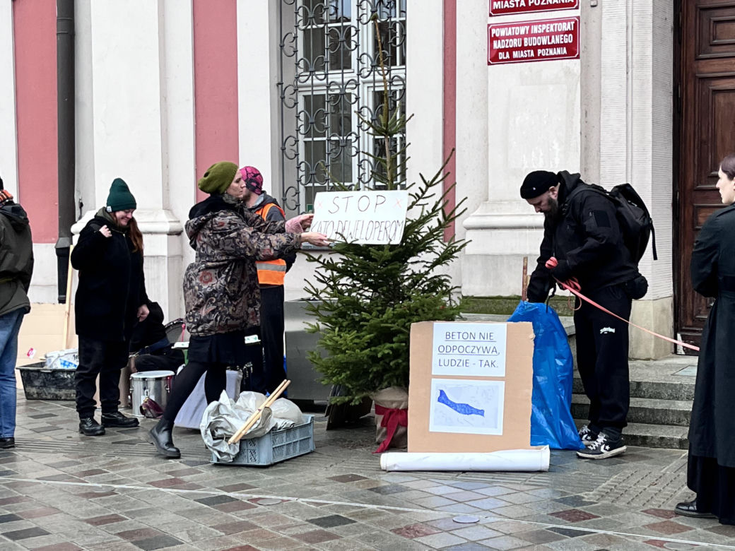 Pikieta os. maltańskie na placu kolegiacki 12.2025
