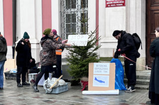 Pikieta os. maltańskie na placu kolegiacki 12.2025