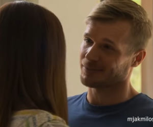 M jak miłość po wakacjach 2019. Artur (Tomasz Ciachorowski), lekarka psychiatra Daria (Ewelina Gnysińska)