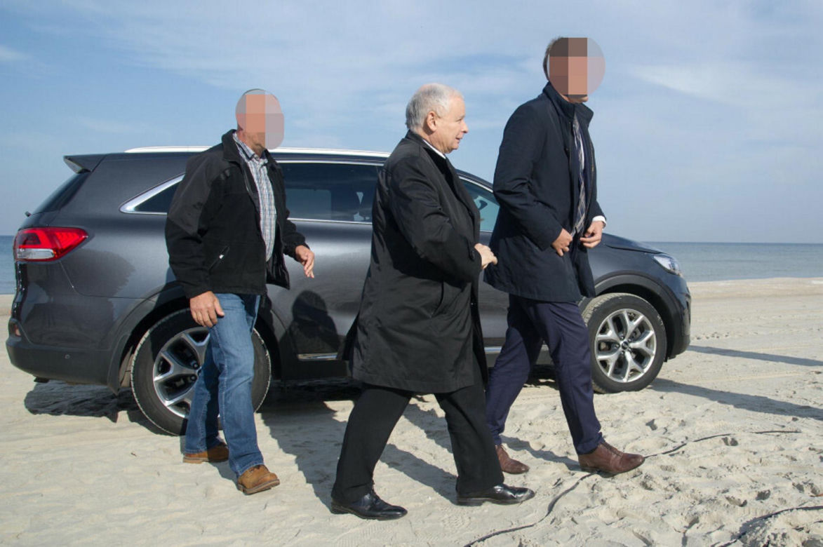 Jarosław Kaczyński z ochroną