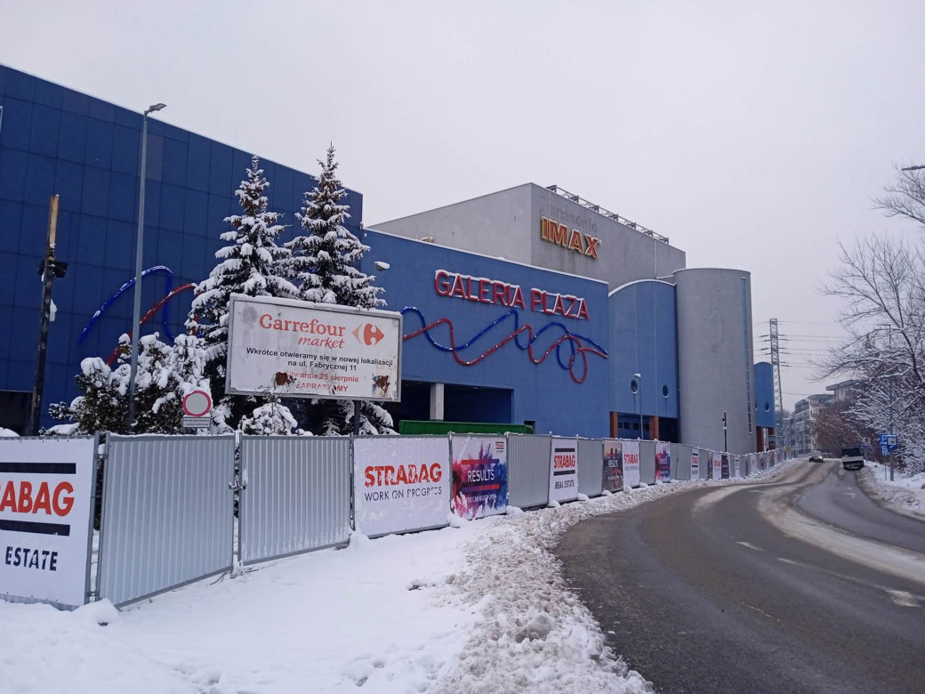 Krakowska Galeria Plaza przeznaczona do wyburzenia