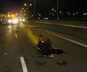 Śmiertelny wypadek na A1 pod Włocławkiem [ZDJĘCIA]