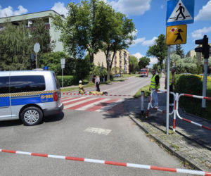 Gigantyczna dziura w drodze na Śląsku! Droga zapadła się na kilka metrów