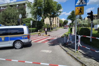 Gigantyczna dziura w drodze na Śląsku! Droga zapadła się na kilka metrów