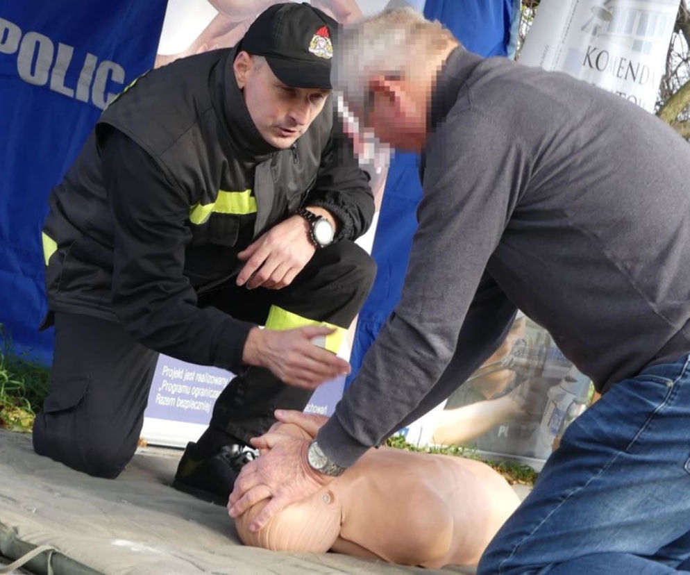 Policja szkoliła z zakresu pierwszej pomocy